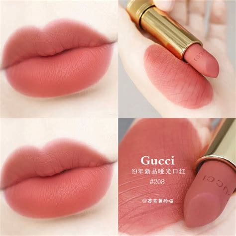 gucci 唇膏 208
